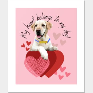 Valentine Puppy Posters and Art